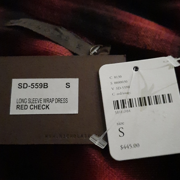 NICHOLAS K LONG SLEEVE WRAP DRESS - Picture 8 of 16